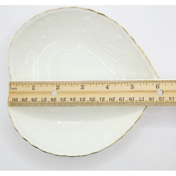 Heart Shaped Fine Porcelain Trinket Dish Bowl Vanity Gift Quality New - Picture 6 of 9